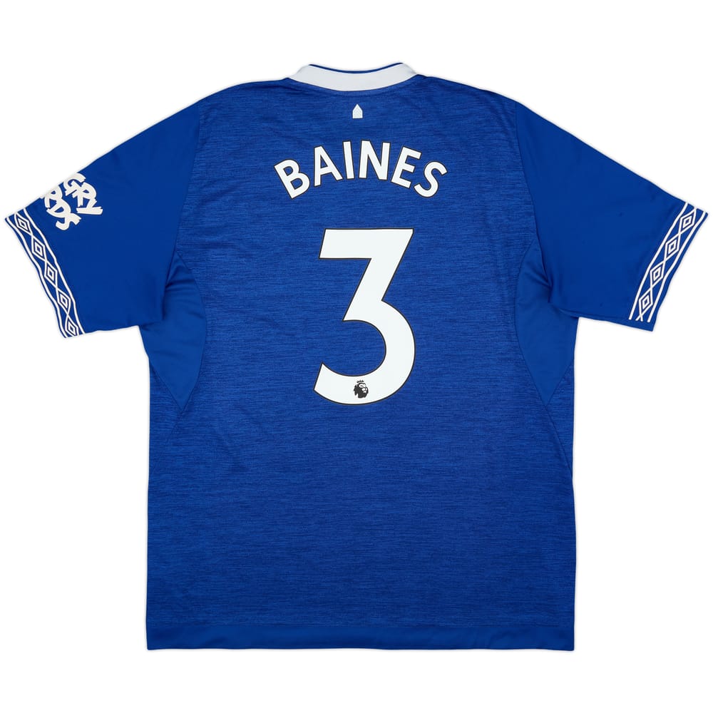 2018-19 Everton Home Shirt Baines #3 - 9/10 - (L)