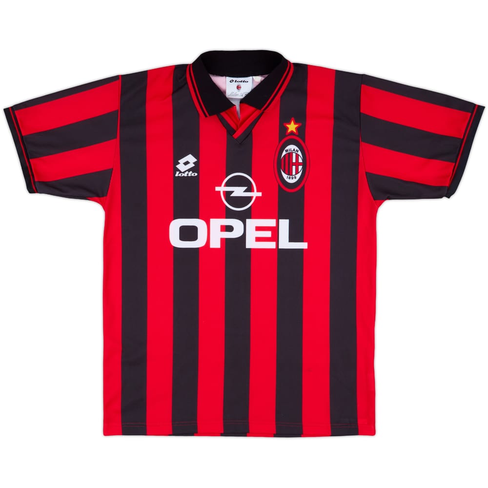 1996-97 AC Milan Basic Home Shirt - 8/10 - (L)