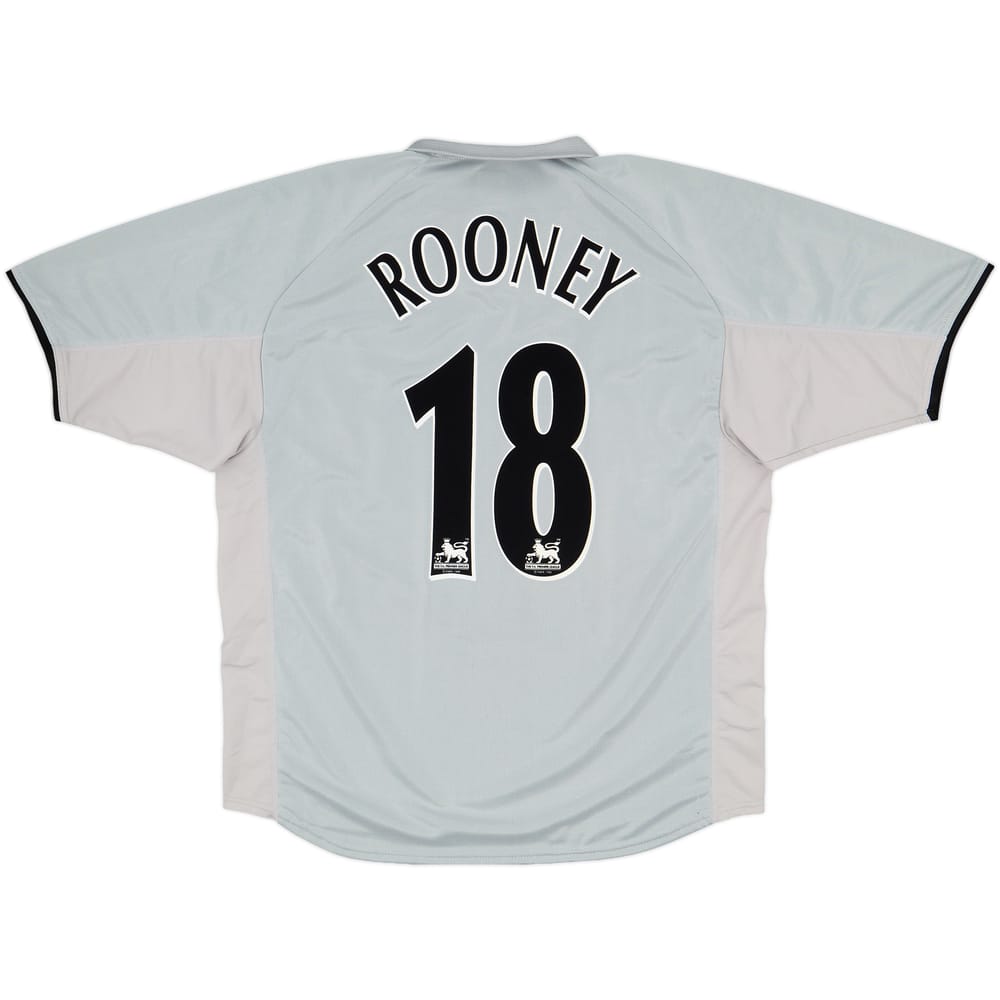 2001-02 Everton Away Shirt Rooney #18 - 8/10 - (L)