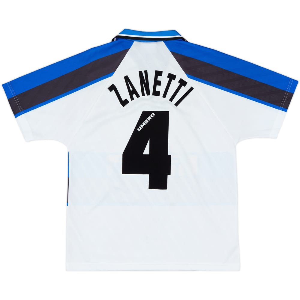 1996-97 Inter Milan Away Shirt Zanetti #4 - 7/10 - (M)