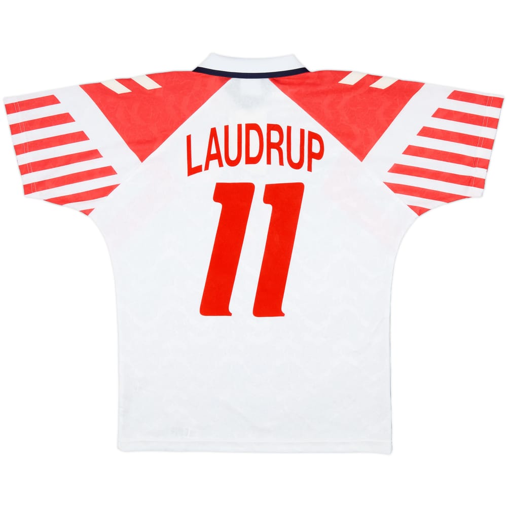 1992-94 Denmark Away Shirt Laudrup #11 - 9/10 - (XL)