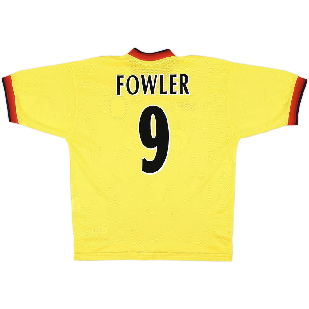 1997-99 Liverpool Away Shirt Fowler #9 - 9/10 - (L)