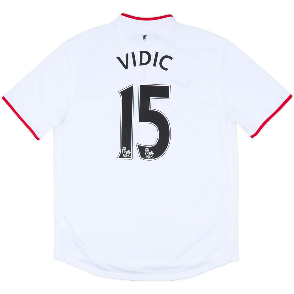 2012-14 Manchester United Away Shirt Vidic #15 - 8/10 - (L)