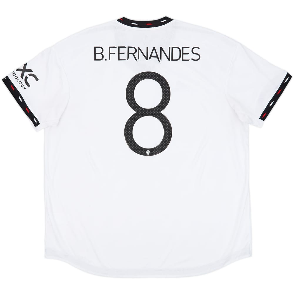 2022-23 Manchester United Authentic Away Shirt B.Fernandes #8 - 9/10 - (XXL)