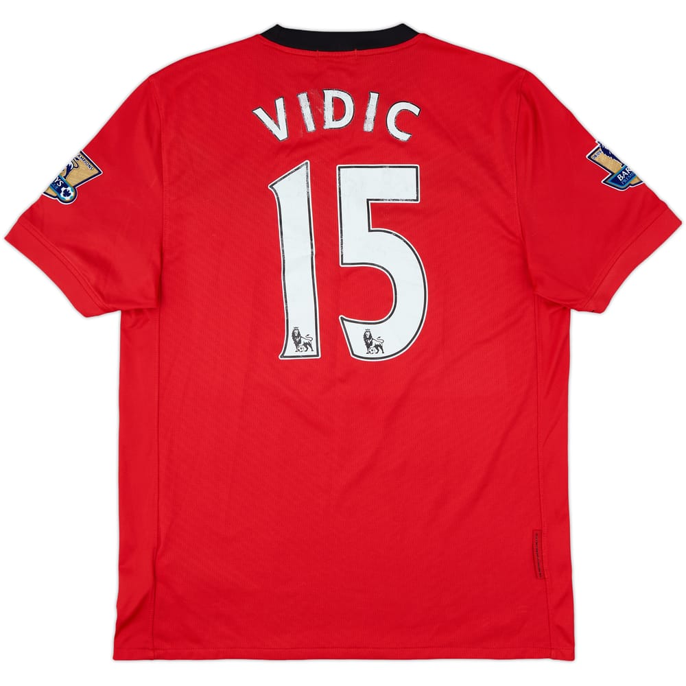 2009-10 Manchester United Home Shirt Vidic #15 - 5/10 - (M)