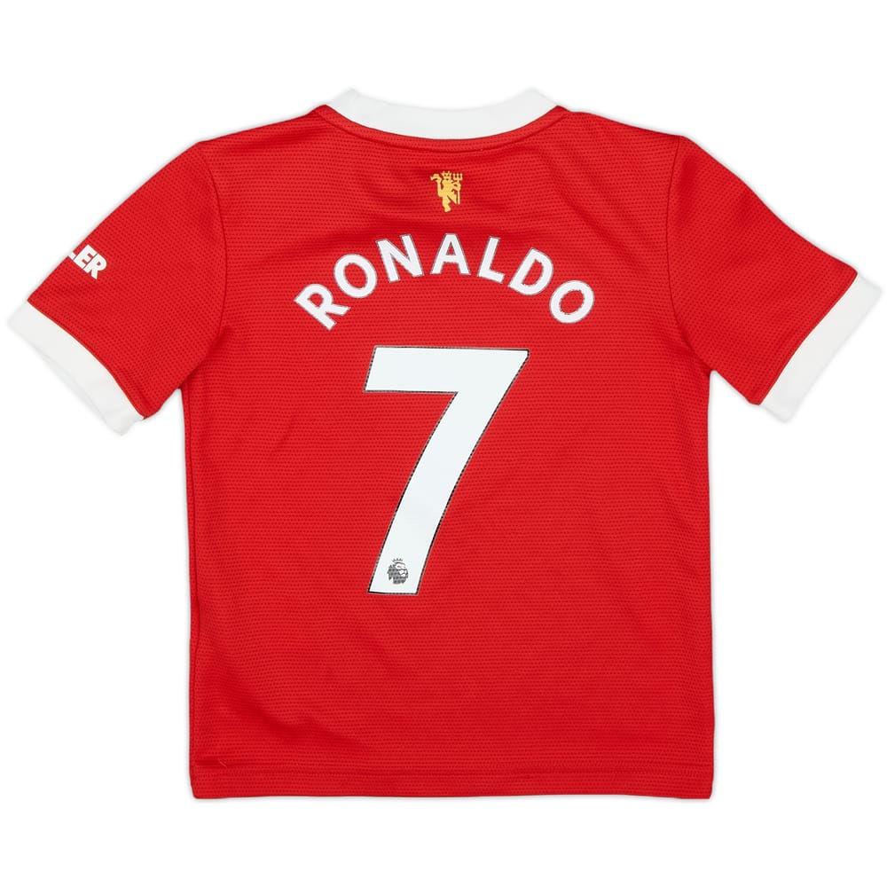 2021-22 Manchester United Home Shirt Ronaldo #7 - 8/10 - (5-6 Years)