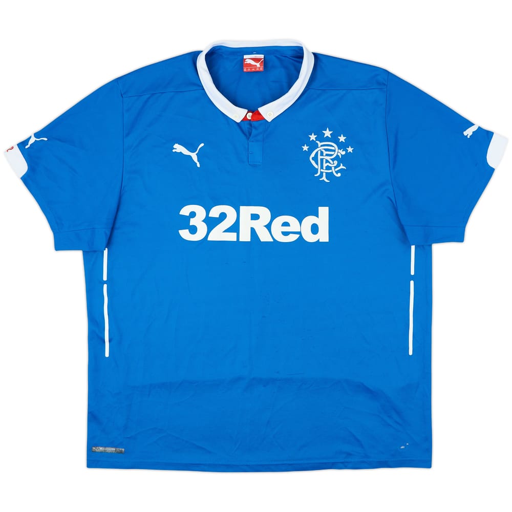2014-15 Rangers Home Shirt - 7/10 - (XXL)