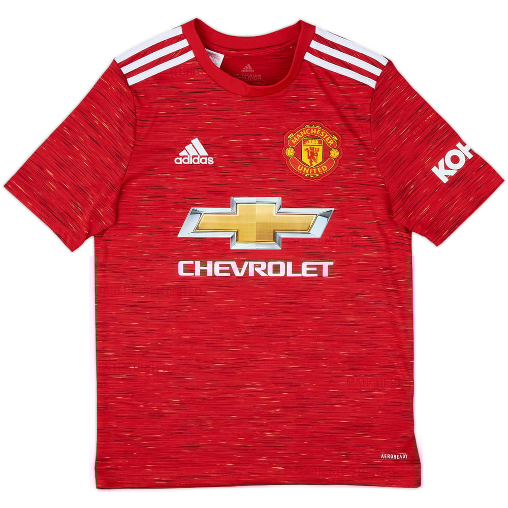 2020-21 Manchester United Home Shirt - 10/10 - (L.Boys)