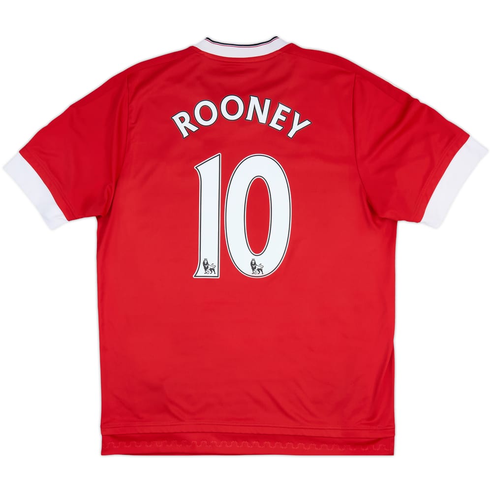 2015-16 Manchester United Home Shirt Rooney #10 - 6/10 - (L)