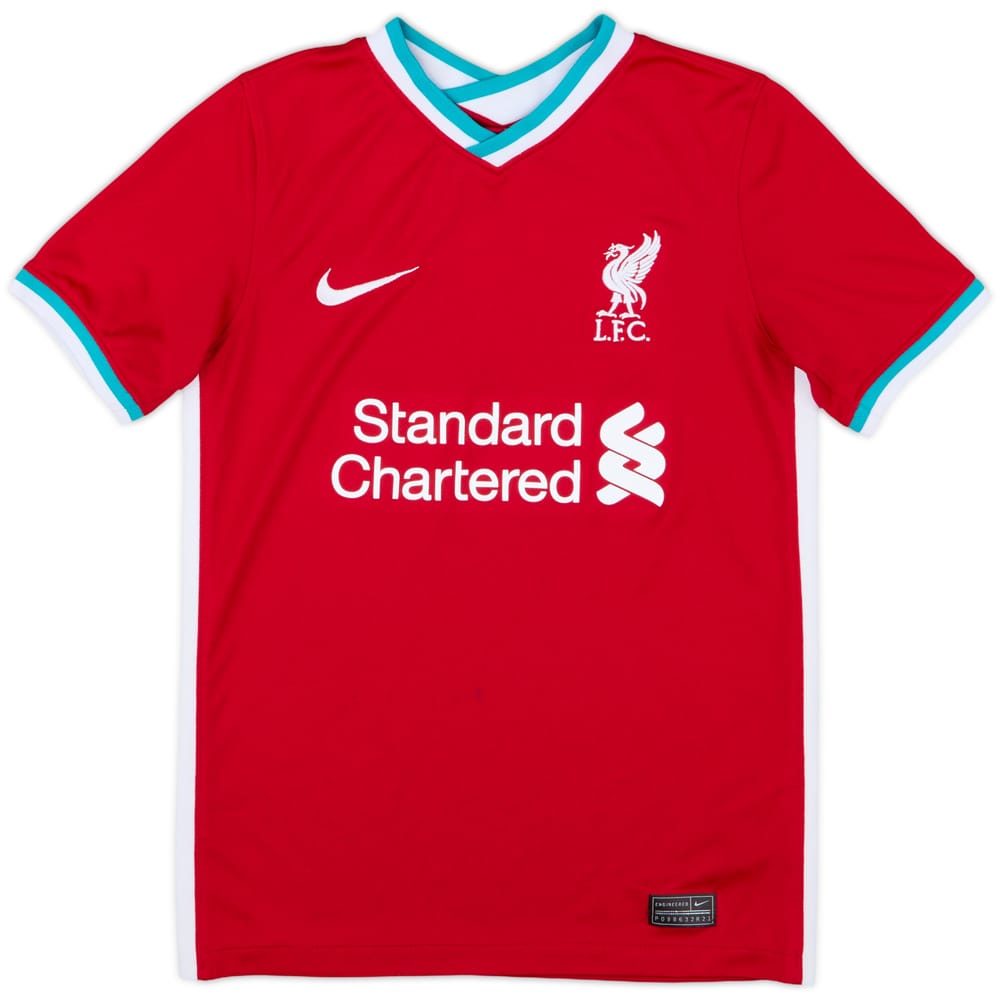 2020-21 Liverpool Home Shirt - 7/10 - (M.Boys)