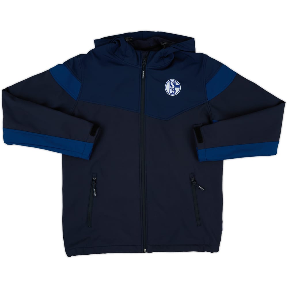 2018-19 Schalke Hooded Track Jacket - 8/10 - (M)