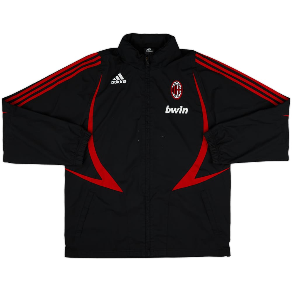 2007-08 AC Milan adidas Hooded Rain Jacket - 7/10 - (M/L)