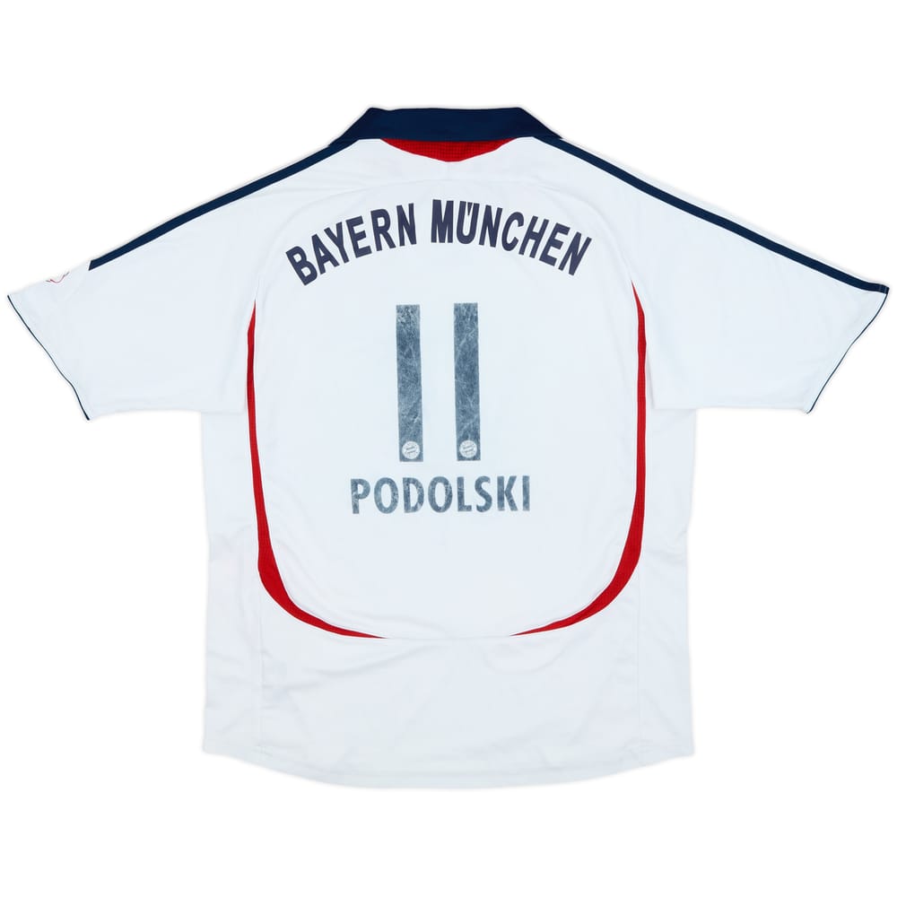 2006-07 Bayern Munich Away Shirt Podolski #11 - 4/10 - (XL.Boys)