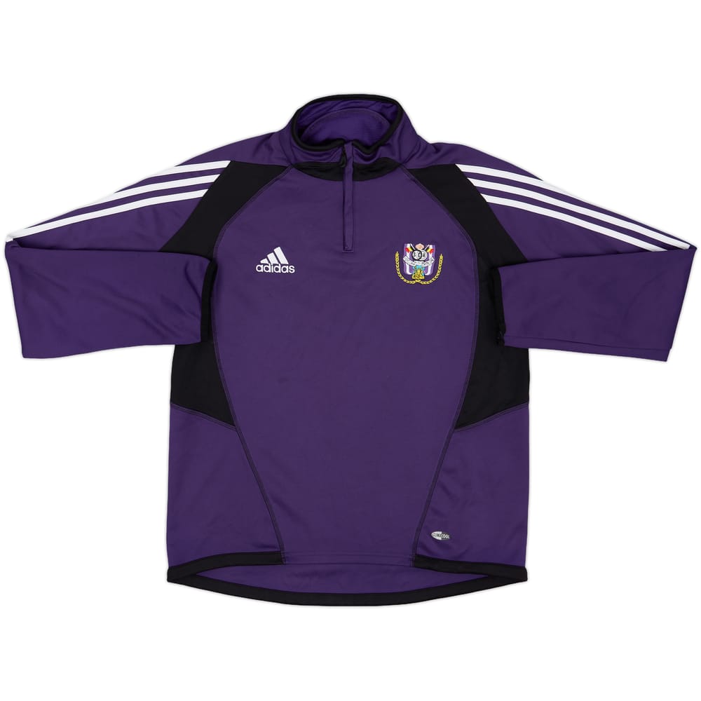 2005-06 Anderlecht adidas 1/4 Zip Drill Top - 8/10 - (M/L)