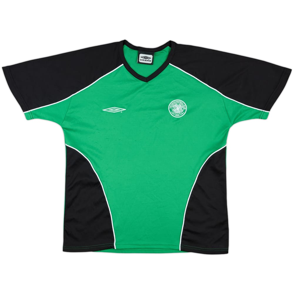 2001-02 Celtic Umbro Training Shirt - 8/10 - (M)