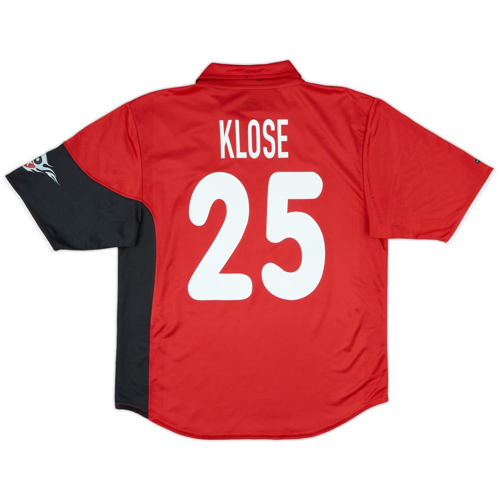 2000-01 Kaiserslautern Home Shirt Klose #25 - 8/10 - (M)