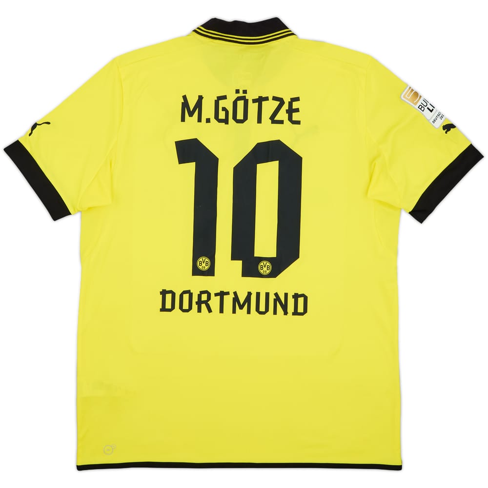 2012-13 Borussia Dortmund Home Shirt M.Gotze #10 - 8/10 - (XL)