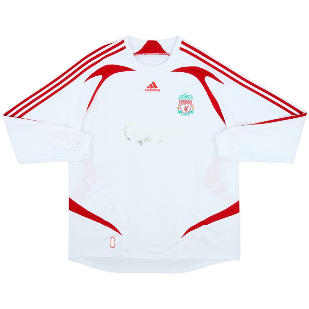2007-08 Liverpool Away L/S Shirt - 4/10 - (XL)