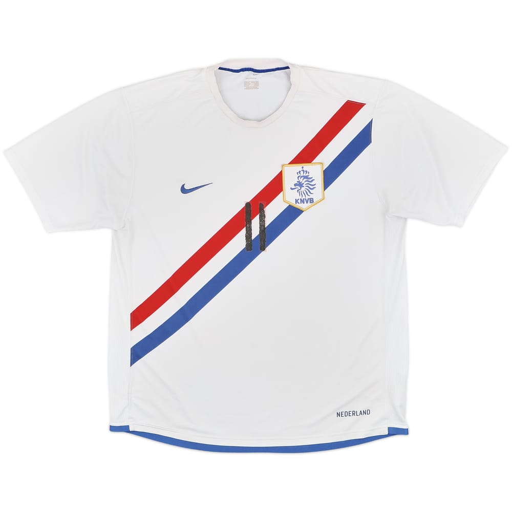 2006-08 Netherlands Away Shirt Robben #11 - 4/10 - (XL)