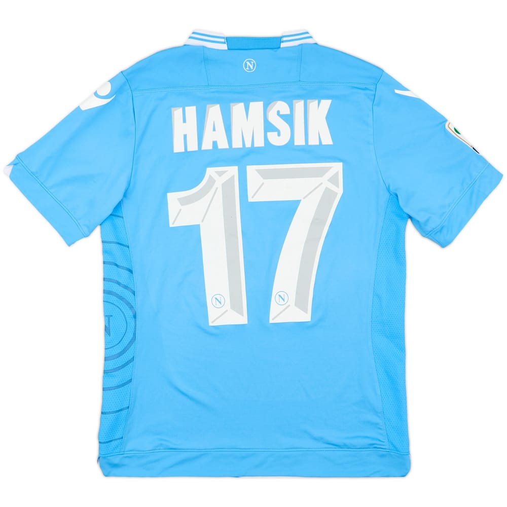 2013-14 Napoli Home Shirt Hamsik #17 - 4/10 - (L)