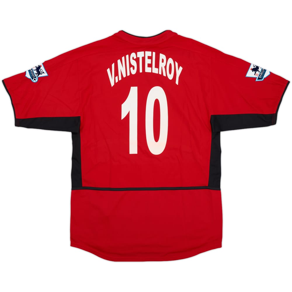 2002-04 Manchester United Home Shirt V.Nistelroy #10 - 8/10 - (S)