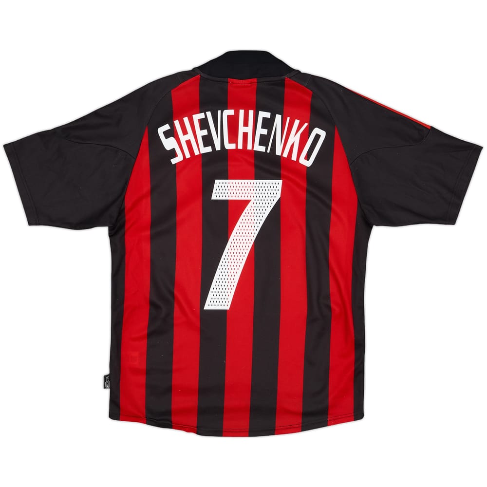 2002-03 AC Milan Home Shirt Shevchenko #7 - 8/10 - (S)