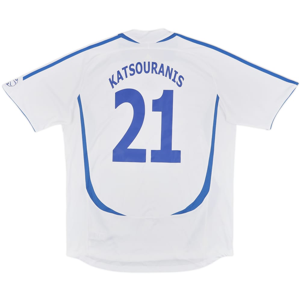 2006-08 Greece Away Shirt Katsouranis #21 - 9/10 - (L)