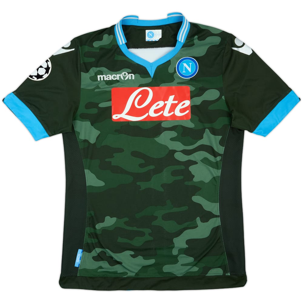 2013-14 Napoli Away Shirt - 8/10 - (XL)