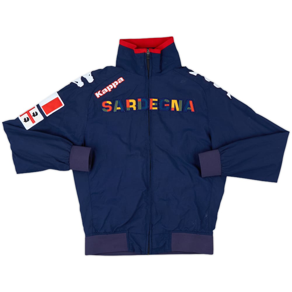 2011-12 Cagliari Kappa Track Jacket - 8/10 - (S)
