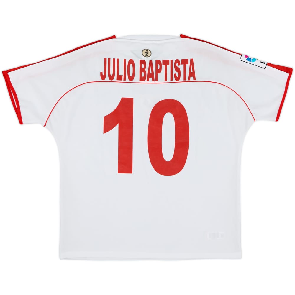 2002-03 Sevilla Home Shirt Julio Baptista #10 - 8/10 - (M)