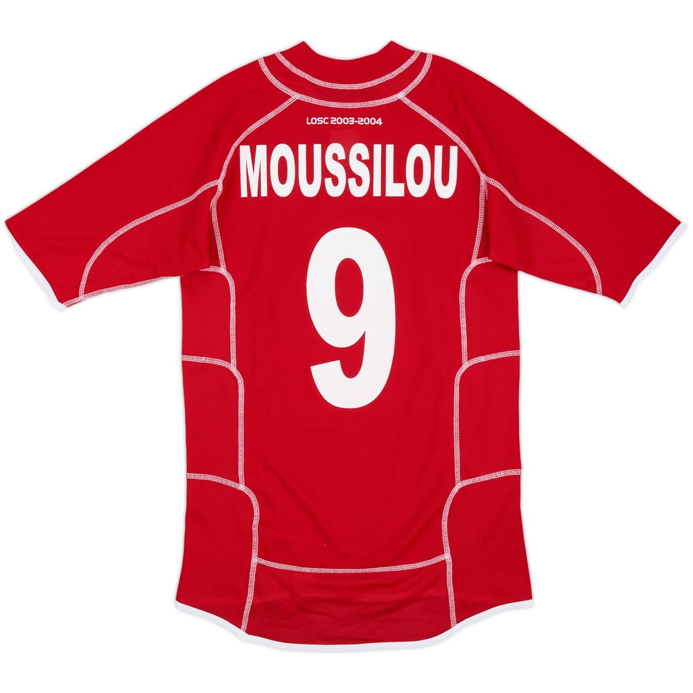 2003-04 Lille Home Shirt Moussilou #9 - 7/10 - (M)