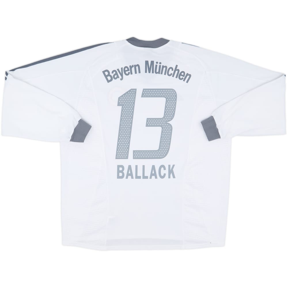 2002-03 Bayern Munich Away L/S Shirt Ballack #13 - 7/10 - (XL)