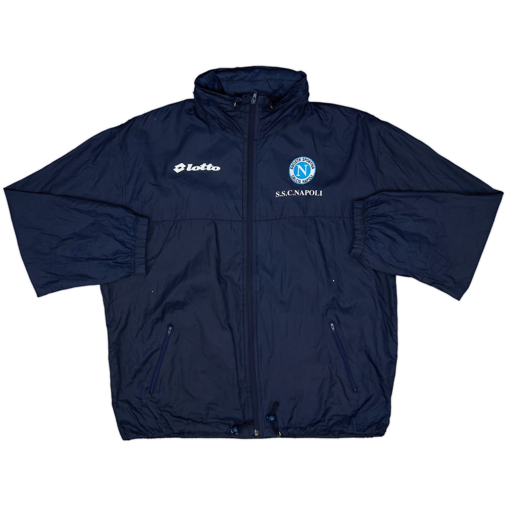 1994-96 Napoli Lotto Hooded Rain Jacket - 7/10 - (M)