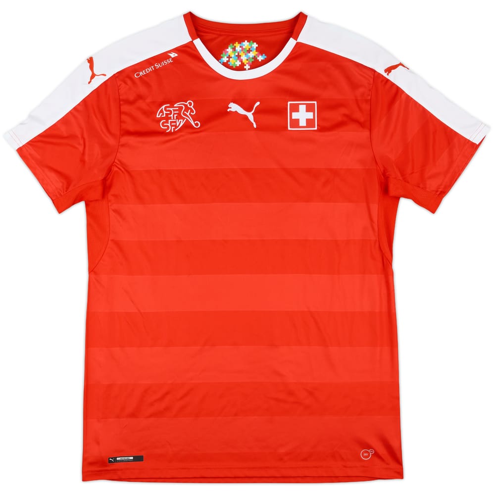 2016-17 Switzerland Home Shirt - 10/10 - (L)