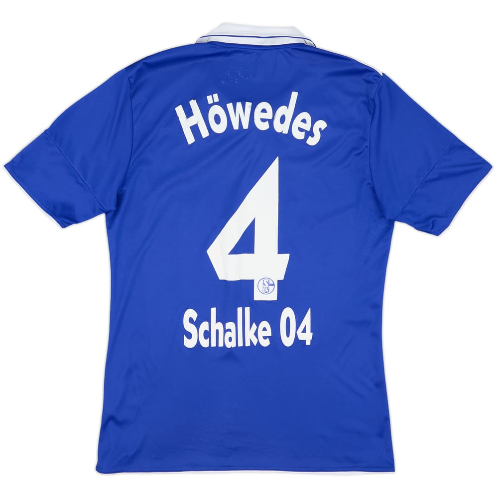 2010-12 Schalke Home Shirt Howedes #4 - 5/10 - (M)
