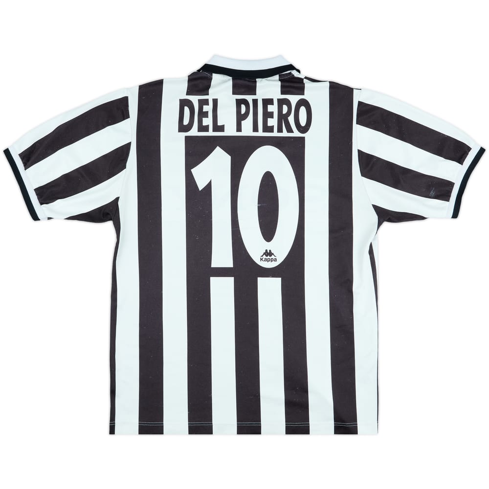 1995-97 Juventus Home Shirt Del Piero #10 - 6/10 - (L)