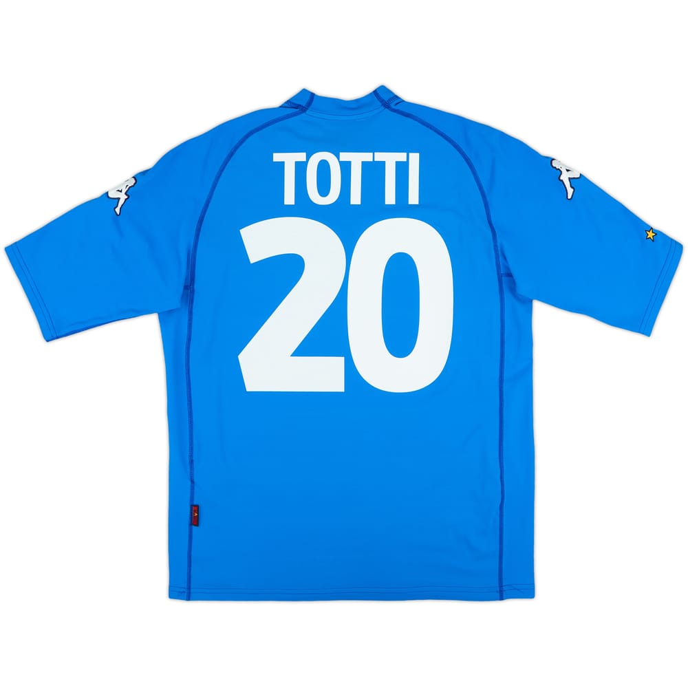 2000-01 Italy Home Shirt Totti #20 - 6/10 - (XL)