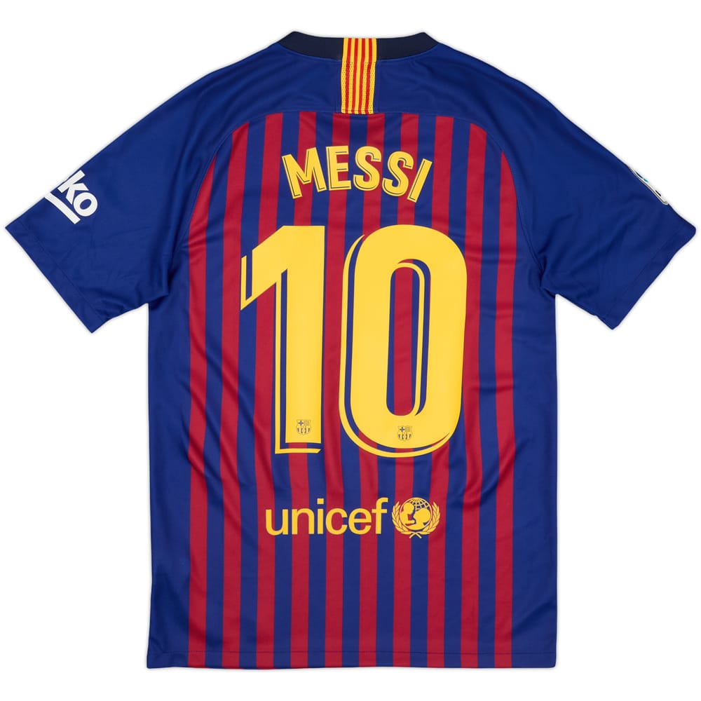 2018-19 Barcelona Home Shirt Messi #10 - 10/10 - (S)