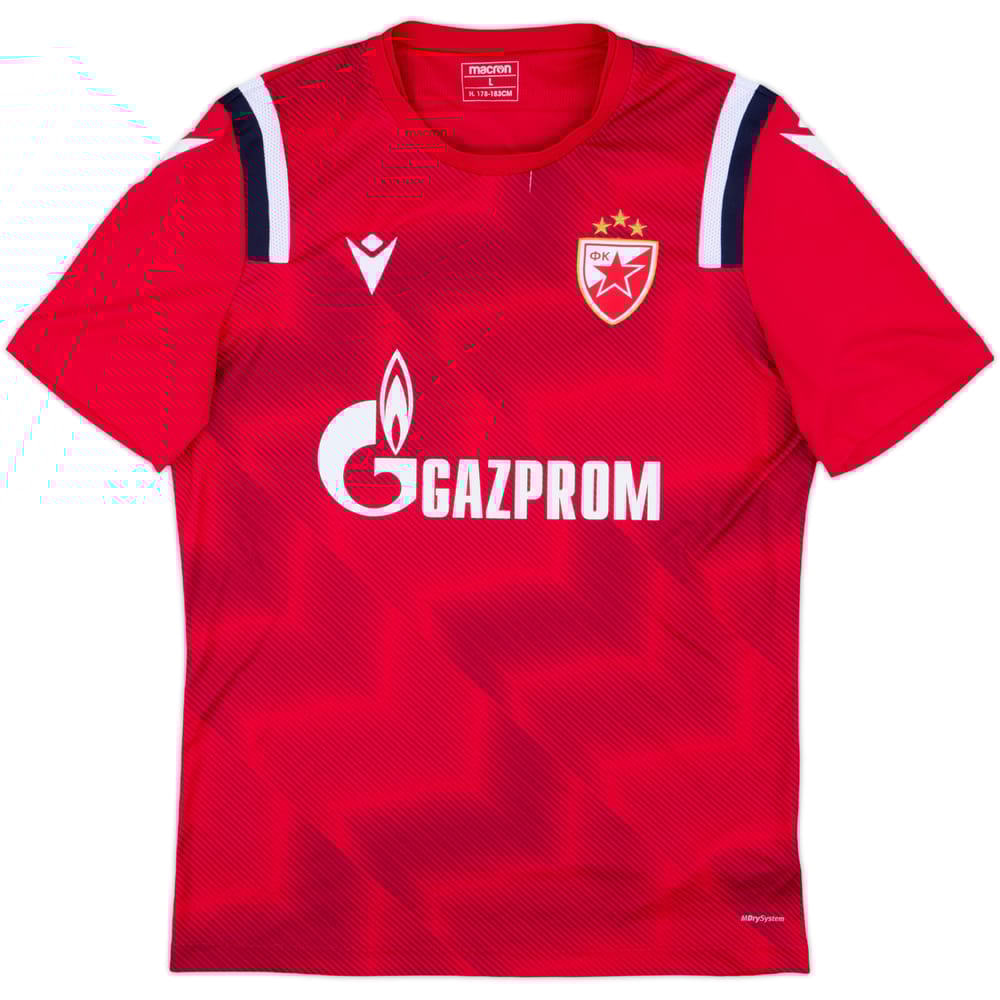 2019-20 Red Star Belgrade Macron Training Shirt - 8/10 - (L)