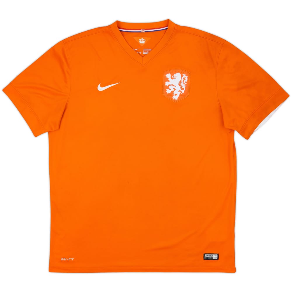 2014-15 Netherlands Home Shirt - 7/10 - (XL)