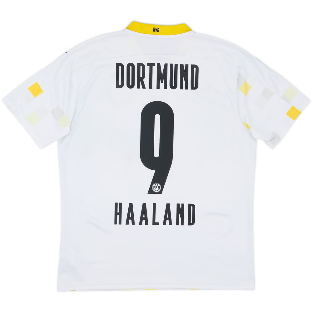 2020-21 Borussia Dortmund Away Cup Shirt Haaland #9 - 7/10 - (L)