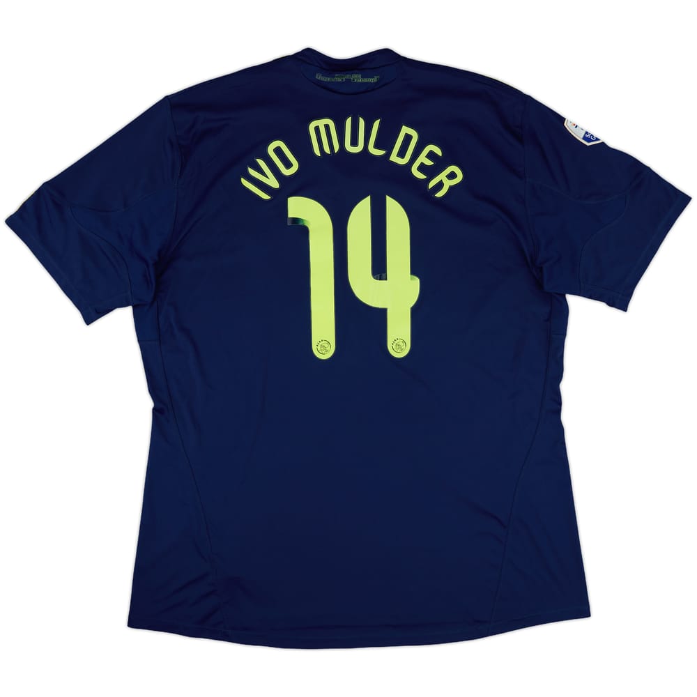 2010-11 Ajax Away Shirt Ivo Mulder #14 - 8/10 - (3XL)