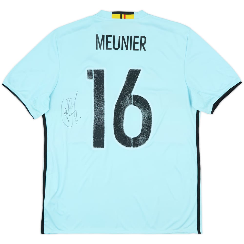 2016-17 Belgium Signed Away Shirt Meunier #16 - 9/10 - (L)
