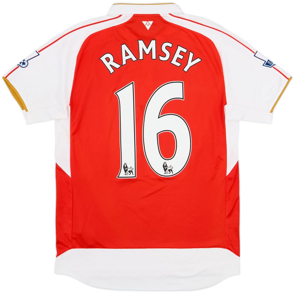 2015-16 Arsenal Home Shirt Ramsey #16 - 8/10 - (M)