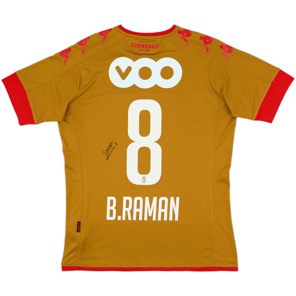 2016-17 Standard Liege Signed Third Shirt B.Raman #8 - 6/10 - (M)