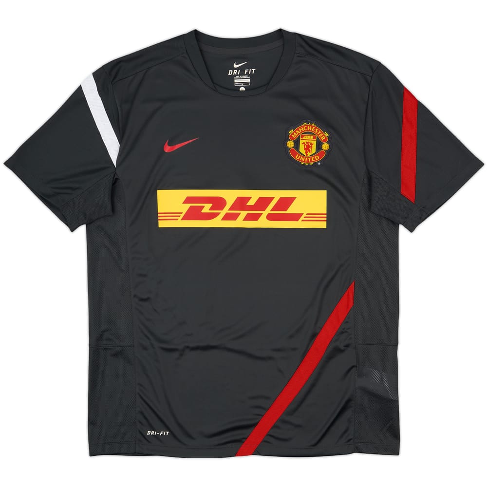 2011-12 Manchester United Nike Training Shirt - 10/10 - (L)