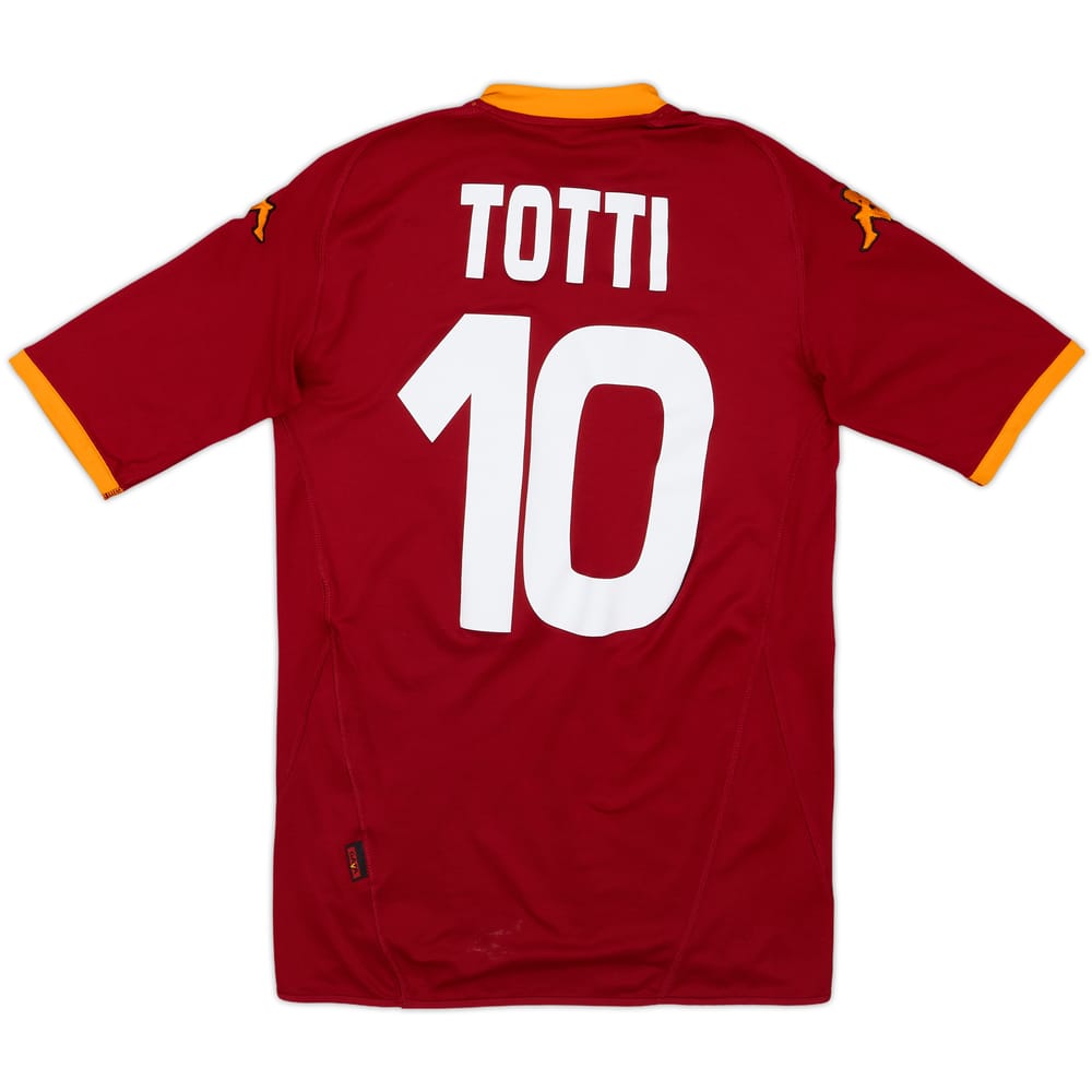 2007-08 Roma Home Shirt Totti #10 - 5/10 - (M)