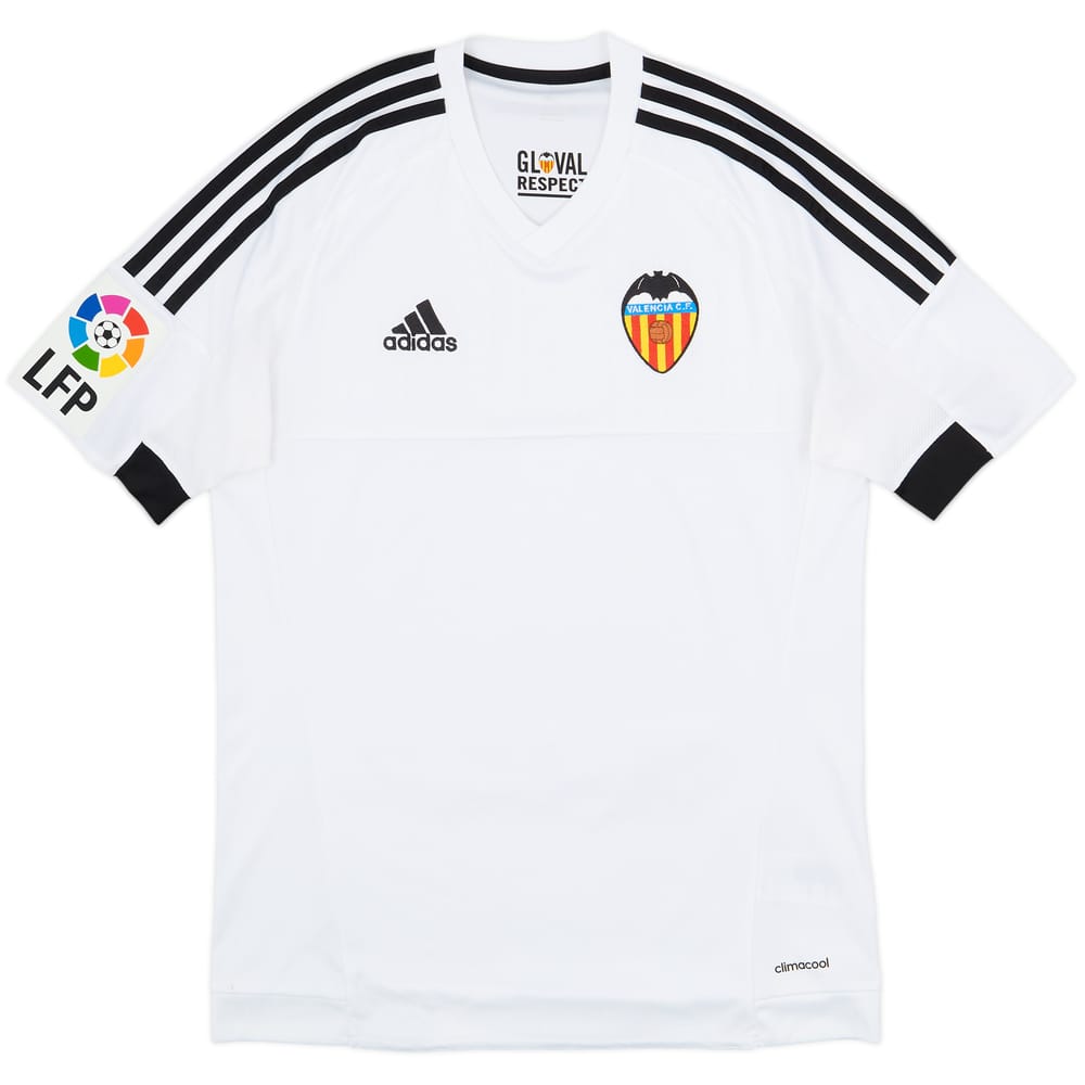 2015-16 Valencia Home Shirt - 10/10 - (S)