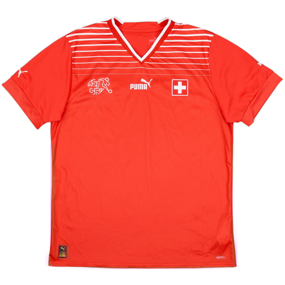 2022-23 Switzerland Home Shirt - 8/10 - (L)