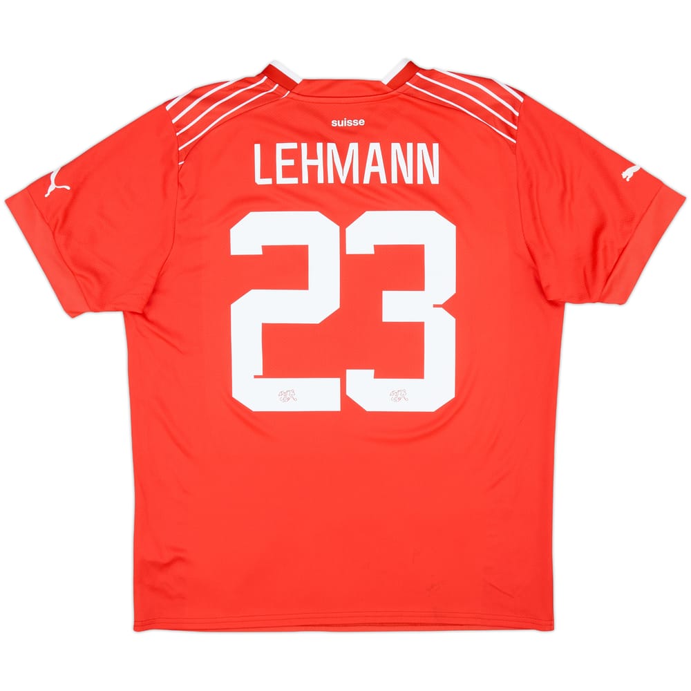 2022-23 Switzerland Home Shirt Lehmann #23 - 9/10 - (Men's L)